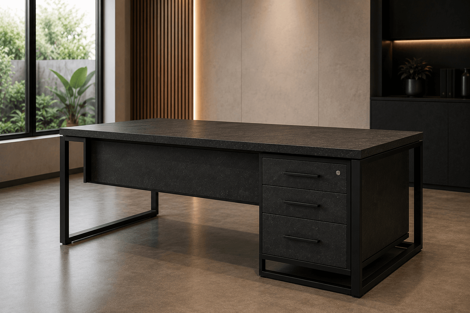 Office table made with DALANG Board